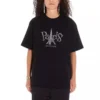 Unisex Paris-print, rund hals, sort 594599TGV661000
