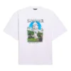 Unisex SS21 Oversized bomulds-T-shirt, hvid, 641614TJVH69000