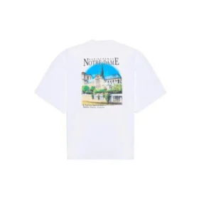 Unisex SS21 Oversized bomulds-T-shirt, hvid, 641614TJVH69000
