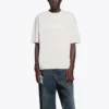 Unisex SS21 T-shirt med logo-tryk, grå 612966TIV542970