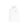 Unisex-sweatshirt med logo i oversize-størrelse, hvid 620973TIV459040