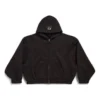 Unity Sports Icon Boxy Zip-up Hættetrøje Large Fit “Black” 787354TQVD59034