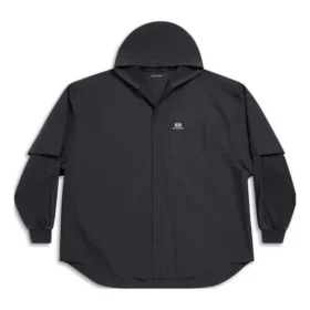 Unity Sports Icon Patched-skjorte, Large Fit “Black” 768771TNM601000