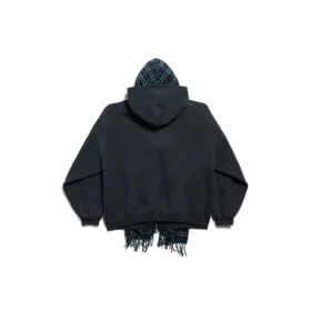 Unity Sports Icon Tørklæde Full Zip-Hættetrøje i oversize-størrelse “Dark Blue” 794747TQVM24021
