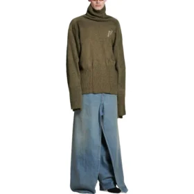 Upcycled strømperweater “Dark Green” 768686T71932525