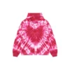 Valentines Day Tie-Dye-hettetrøje, bred pasform “Red” 675003TLVI86802