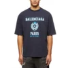 Varsity Logo T-shirt med korte ærmer “Navy” 612966TMV954140
