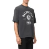 Varsity Logo T-shirt med korte ærmer “Washed Black” 612966TMV981000