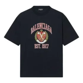 Varsity Logo T-shirt, medium pasform “Black” 612966TLV891076