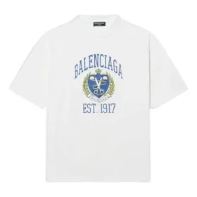 Varsity Logo T-shirt, medium pasform “White” 612966TLV891375
