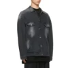 Vasket Denim-jakke i stor størrelse “Black” 662772TKVG51000