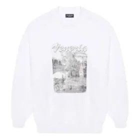 Venezia-printet sweater “White” 652981TKV899094