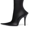 Witch 110 mm støvletter “Black Sheepskin” 747603WBCW01000