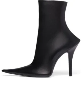 Witch 110 mm støvletter “Black Sheepskin” 747603WBCW01000