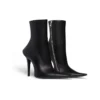 Witch 110 mm støvletter “Black Sheepskin” 747603WBCW01000