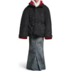 Wrap Parka-jakke “Sort” 751715TNO191000