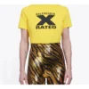 X-Rated Small Slim Fit kortærmet gul 612964TIVA71802