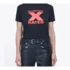 X-Rated Small Slim Fit kortærmet sort 612964TIVA71076