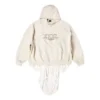 XXXL Hættetrøje med patch, oversized, “Ecru” 720406TNVD99784