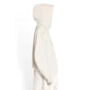 XXXL Hættetrøje med patch, oversized, “Ecru” 720406TNVD99784