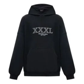 XXXL Oversized hættetrøje “Black White” 713677TNVD91070