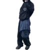 XXXL T-shirt med lapper og hætte, oversized “Black” 720406TNVD91070